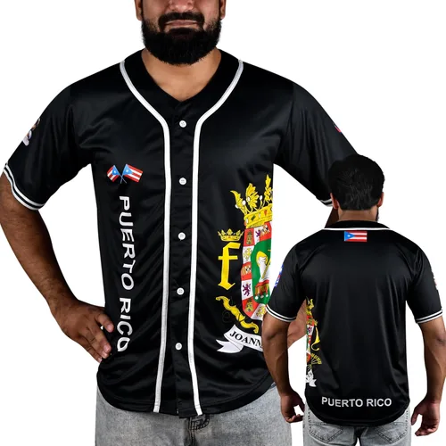 Vista 5 de fox & fury Camisetas de béisbol negras México, Guatemala, El Salvador, Honduras, Venezuela, Puerto Rico, Brasil, Cuba, Nicaragua