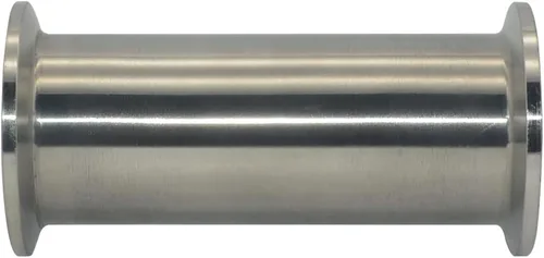 Vista 3 de Tubería redonda inconsútil del acero inoxidable 316, tubo OD 1.5 ", longitud de 4"/102MM, carrete sanitario del trío del trébol de 1.5