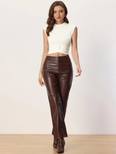 Vista 4 de Allegra K Chaleco de suéter sin mangas para mujer, casual, atado en la espalda, camiseta sin mangas recortada