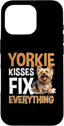 Vista 20 de Funda para iPhone 13 Pro Max Yorkshire Terrier Dog Yorkie - Yorkie kisses arreglar todo
