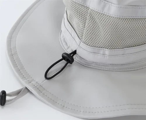 Vista 3 de Connectyle Sombrero de sol Boonie para hombre, protección UV, pesca, senderismo, camping, sombrero