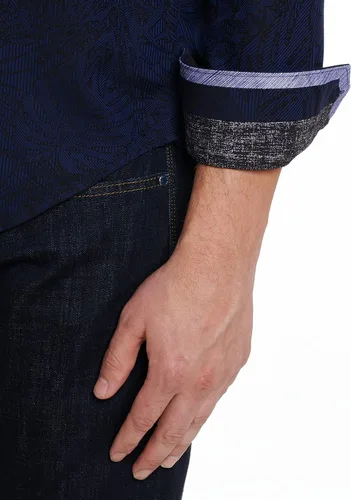 Vista 4 de Robert Graham Camisa tejida con cortador de niebla LS para hombre