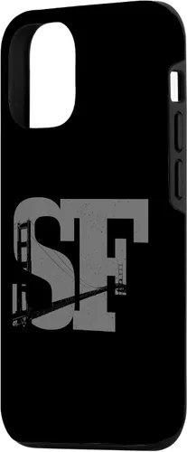 Vista 2 de Funda vintage para iPhone 14 San Francisco California SF Golden Gate Bridge