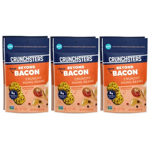 Vista 12 de Crunchsters Beyond - Bocadillo de proteína de tocino, 4 onzas