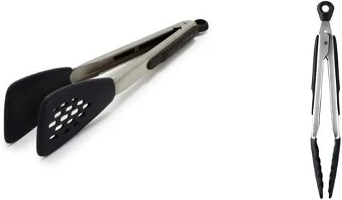 Vista 5 de OXO Good Grips - Pinzas flexibles de silicona de 14 pulgadas