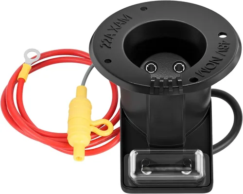 Vista 8 de 48 V Cargador de carrito de golf Cargador Receptáculo Enchufe para Club Car DS Modes, Puerto de carga de carrito de golf con cable y enchufe