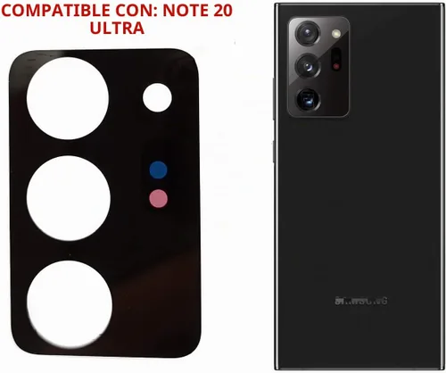 Vista 2 de 2X Galaxy Note 20 Ultra - Lente de cristal para cámara trasera para Samsung Galaxy Note 20 Ultra 5G (todos los operadores) + herramientas