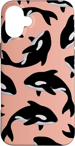 Vista 23 de Orca Whale Ocean Pattern - Carcasa para iPhone 17
