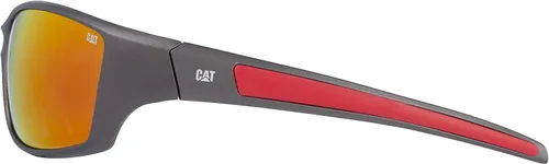Vista 3 de Caterpillar CTS-8016 - Gafas de sol polarizadas para hombre, color gris mate de goma, 2.559in