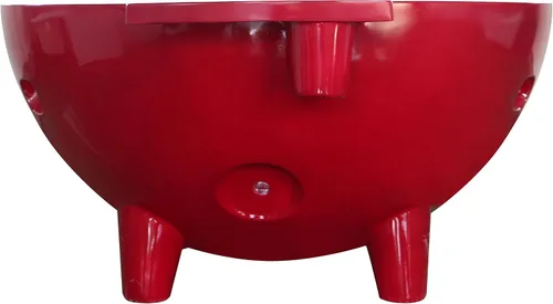 Vista 4 de ALFI brand FireHotTub-RW - Bañera de hidromasaje, vino tinto Rojo vino