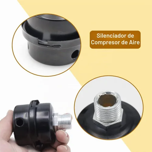 Vista 3 de Paquete de 2 silenciadores silenciadores de filtro de admisión