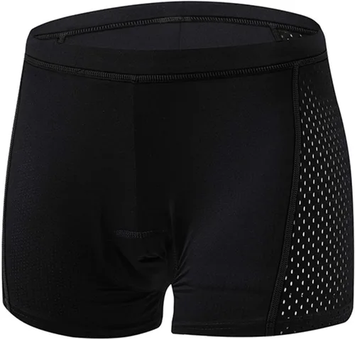 Vista 2 de Alidamo Ropa interior de ciclismo para hombre, transpirable, de secado rápido, acolchado, esponja de gel 4D