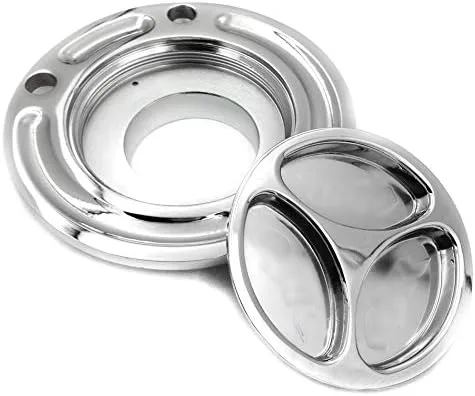 Vista 2 de MT249-060 - Tapa de gasolina cromada para motocicleta, sin llave, compatible con CBR 1000R/ 599 / CB600F/ST1300/Super Hawk/Blackbird/Interceptor