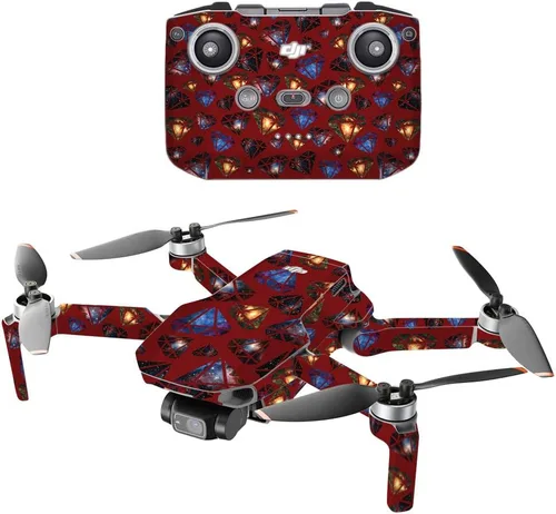 Vista 12 de MightySkins Compatible con DJI Mini 2 Dron portátil - Ácido Cubierta protectora de vinilo duradera y única Fácil de aplicar, quitar y cambiar