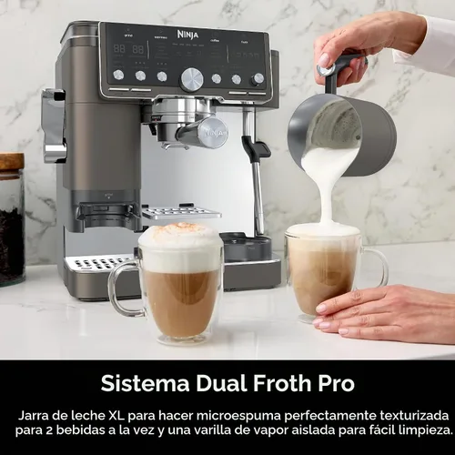 Vista 8 de Ninja Luxe Café Pro Series, Espresso, Cold Brew, Hot Water, ES701BR