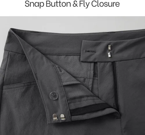 Vista 10 de Willit Pantalones cortos de golf de 4.5 pulgadas para mujer, de secado rápido, casuales, con bolsillos, resistentes al agua