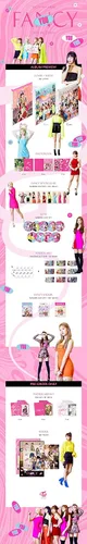 Vista 2 de Twice Fancy You 7th Mini álbum B Vesion CDPhotoBook1P Lenticular5P PhotoCard1P PegatinaMensaje PhotoCard SETSeguimiento Kpop Sellado