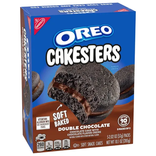 Vista 10 de OREO Cakesters Soft Snack Cakes - Paquete variado de 3 a 5 unidades (15 paquetes de bocadillos en total, 5 por sabor)