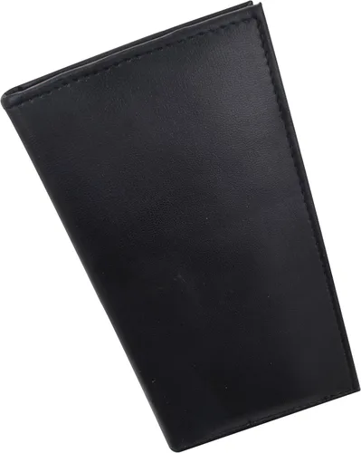 Vista 6 de Fundas básicas de piel sintética para chequera COLORES, Negro -, Classic