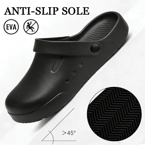 Vista 3 de Nihaoya Zuecos para Hombre y Mujer Zapatos de Jardín Cómodos Antideslizantes Sandalias Ligeras Transpirables Pantuflas de Playa al Aire Libre