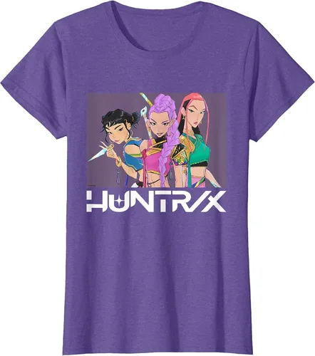 Vista 4 de KPop Demon Hunters HUNTR/X Camiseta Oficialmente Autorizada