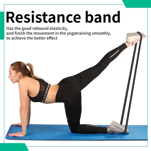 Vista 4 de Juego de 12 bandas de resistencia, asistencia para dominadas, entrenamiento de fuerza y terapia física para gimnasio en casa Bandas de bucle