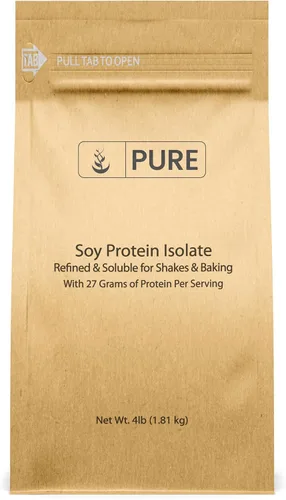 Vista 7 de PURE ORIGINAL INGREDIENTS Aislamiento de proteína de soja, siempre pura, sin rellenos ni aditivos (1 libra)