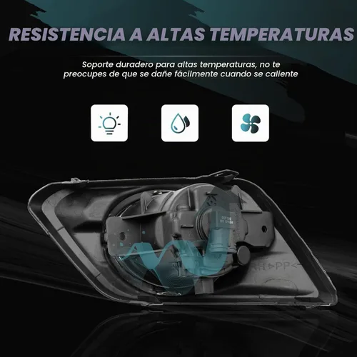 Vista 7 de Kit de montaje de luces antiniebla de conducción para Nissan X-trail Rogue 2014-2016 Reemplazo de luz antiniebla con interruptor de bombillas