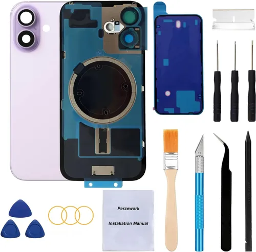 Vista 19 de Reemplazo de cristal trasero OEM para iPhone Xs de 5.8 pulgadas con kit de herramientas de reparación y adhesivo preinstalado (Oro)