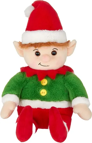 Vista 10 de Bearington Holly Ginger the Gingerbread - Animal de peluche navideño de 10 pulgadas, adorable juguete de niña de jengibre relleno con tela de felpa