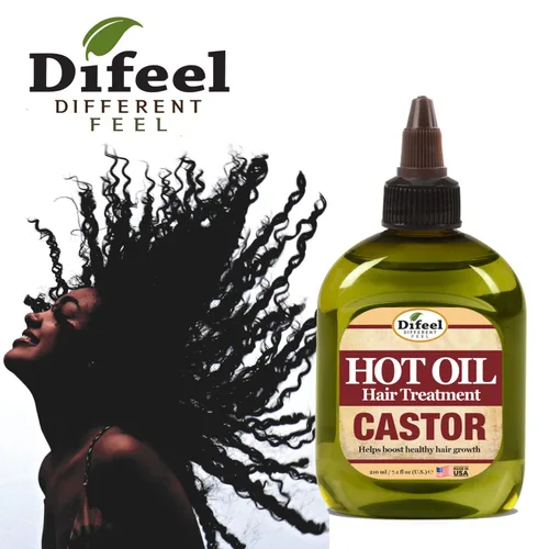 Vista 6 de Difeel Tratamiento de aceite caliente de ricino 7.1 oz.