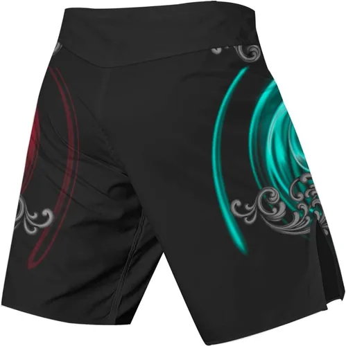 Vista 3 de PERSONALFURY - Pantalones cortos aztecas de compresión para hombre, tela no transparente, pantalones cortos de MMA para hombre