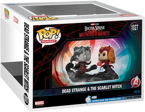 Vista 3 de Funko Moment Marvel: Doctor Strange Multiverse of Madness - Muerto extraño y escarlata bruja, multicolor, 60915