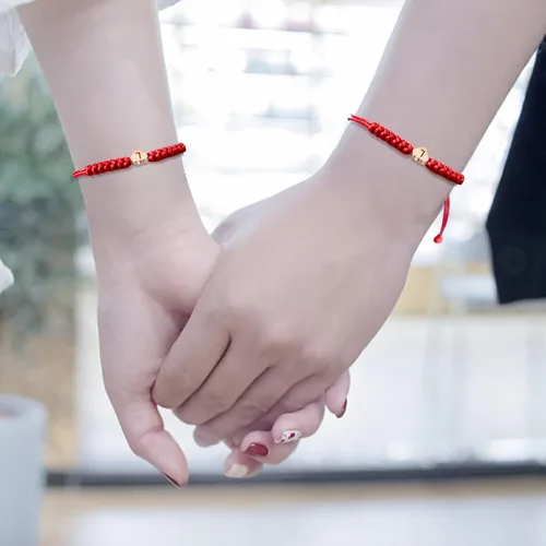 Vista 5 de Pulseras con iniciales para adolescentes y niños, pulsera de letra N con dije de inicial, pulseras hechas a mano para el día de San Valentín, Día