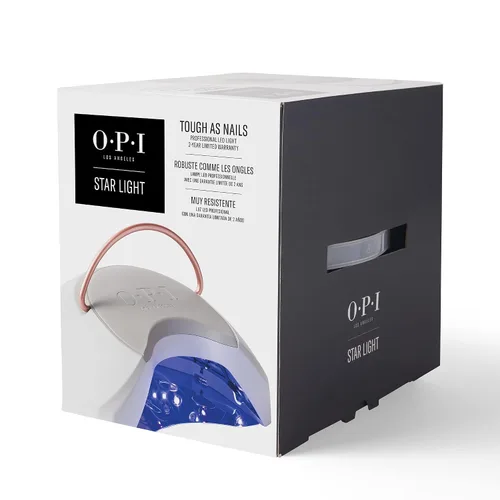 Vista 12 de OPI Lámpara de gel Star Light 3.0 Lámpara LED prémium para uñas de gel Resistente a caídas Curado uniforme Con placa de mano y cable