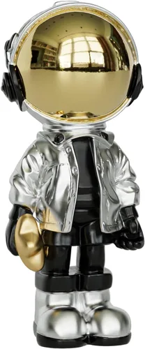 Vista 14 de EZ4ENCE Estatua de astronauta escultura de astronauta, escultura para decoración del hogar, decoración de estante azul artístico, decoración de mesa