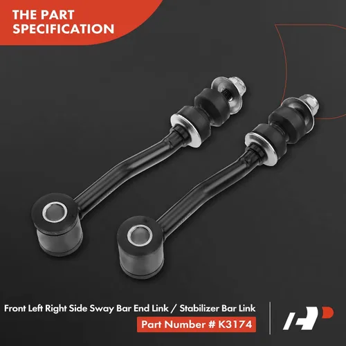 Vista 5 de A-Premium Kit de 17 piezas de suspensión delantera, brazo de control superior inferior e inferior, barra estabilizadora, rótula superior inferior