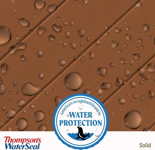 Vista 7 de Thompson’s WaterSeal sellador y repelente de manchas impermeable para madera de color sólido, cedro natural, 1 galón