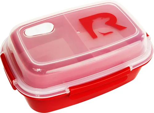 Vista 7 de RTIC Recipientes de almuerzo de 5 compartimentos, contenedor de comida caliente con tapa para adultos, caja de almuerzo dividida apta