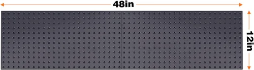 Vista 3 de Ultrawall 2 piezas de paneles de pared de tablero de clavijas de metal, tableros de clavijas para almacenamiento de herramientas de garaje