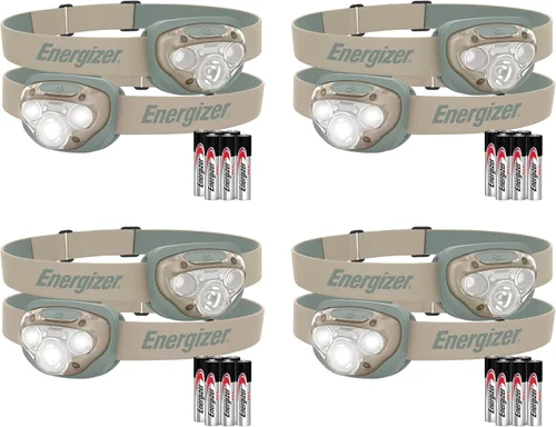 Vista 18 de Energizer Linterna frontal LED PRO (paquete de 2), linternas frontales resistentes al agua IPX4, linterna frontal de alto rendimiento