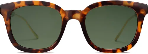 Vista 2 de SOJOS Lentes de sol polarizados cuadrados clásicos para mujeres y hombres, retro, modernos, protección ultravioleta UV400 SJ2050