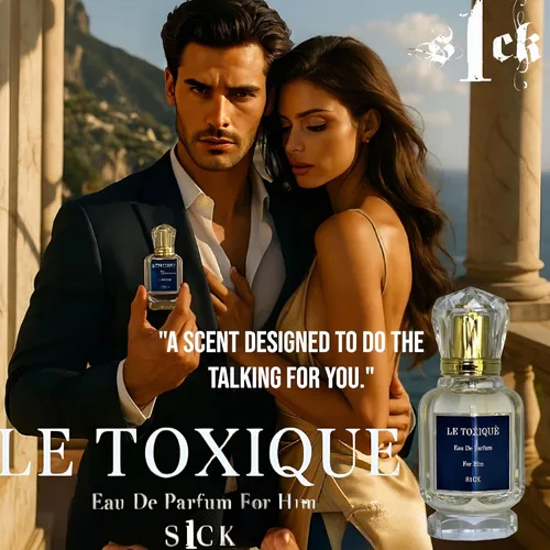 Vista 7 de S1CK Le Toxique - Colonia con infusión de feromonas para hombres, feromonas crudas, atracción de colonia, espray duradero, hecho en Estados Unidos