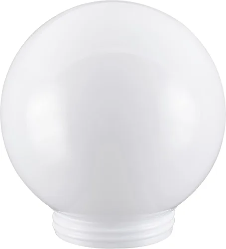 Vista 16 de Aspen Creative 28001-60-41, Globo de lámpara de poste de 6" de acrílico transparente de repuesto con cuello de 3-3/4