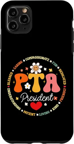 Vista 11 de iPhone 15 Parents Teacher Association Team Supporter PTA President Case
