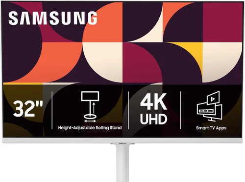 Vista 2 de Samsung 32" The Movingstyle Essential 4K UHD Smart Monitor