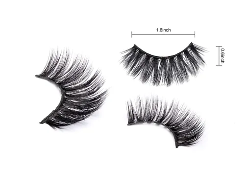 Vista 7 de DYSILK Paquete de extensiones de pestañas - Pestañas postizas de visón de aspecto natural