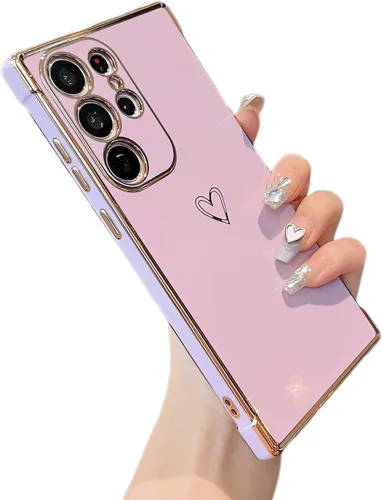 Vista 29 de ZTOFERA Funda diseñada para Google Pixel 7a, bonito diseño de corazones de amor con borde chapado y protección de lente de cámara, para Google Pixel