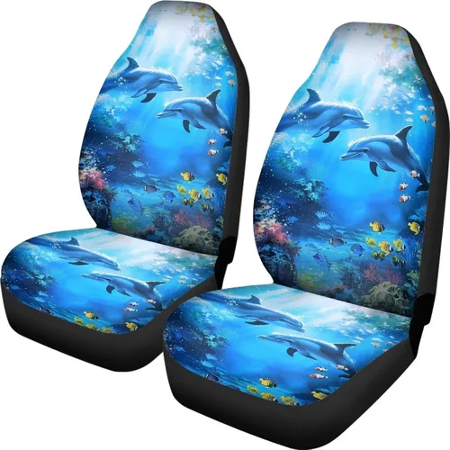 Vista 44 de Talayituse - Funda de asiento de coche con estampado de salpicaduras de pintura de la bandera americana, funda de asiento de cubo para vehículo, 4