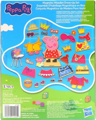 Vista 3 de Tara Toys Peppa Pig - Juego de Vestir Magnético de Madera
